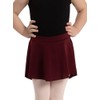 Capezio Curved Pull-On Skirt-Girls Red