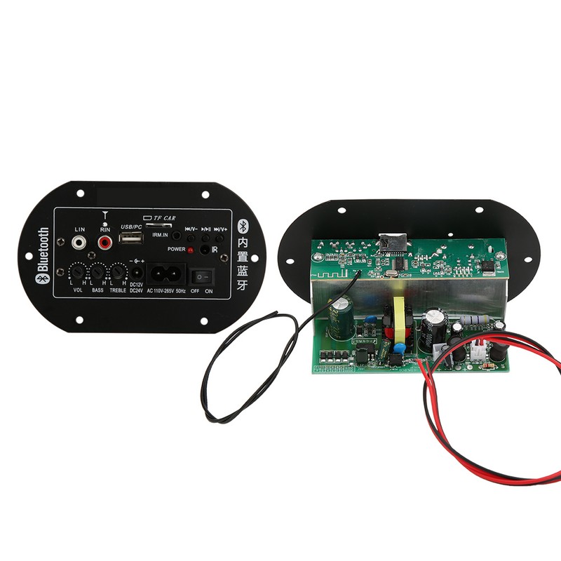 Car Audio Amplifier Board Bass for Bluetooth /12V/24V Universal 30-120W