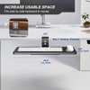Large Under Desk Rotatable Computer Keyboard and Mouse Tray, Extra