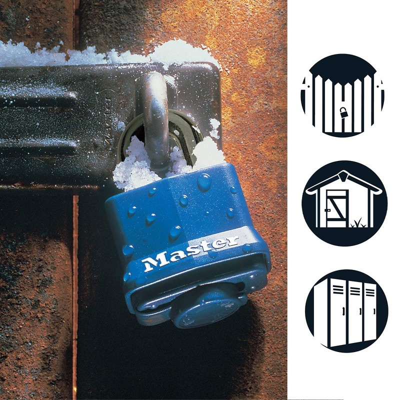 Master Lock 312EURD 40mm Thermoplastic Covered Padlock
