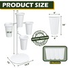 PROLEE Flower Display Stand with Buckets, Flower Pot Stand, Flower