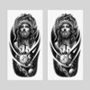Oottati 2 Sheets Waterproof Arm Temporary Tattoo Stickers Jesus God