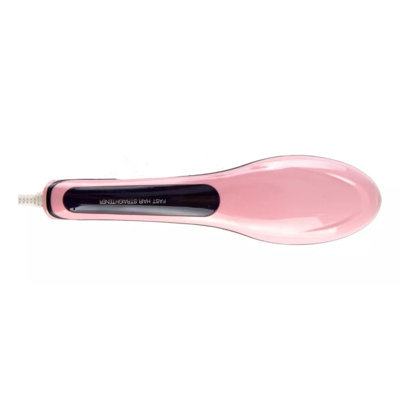 Marca Original Cepillo Electrico Alisador De Pelo Con Pantalla Lcd