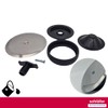 Schläfer 4397100 | Inspectable Bathroom Siphon, Expanding Plug for Floor