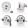 ARTILAURA 85mm White GPS Speedometer 120MPH with Tachometer 8000RPM Gauge