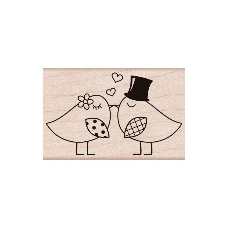 Hero Arts Woodblock Stamp, Two Birds