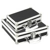 Aluminium Frame Tool Case with Padded Foam Travel Case(M 21.5x21.5x6.5cm)