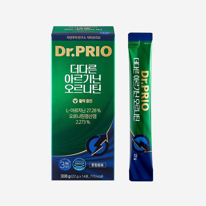 Dr.PRIO The Different Arginine Ornithine 14 Sticks 2-Week Supply -