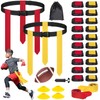 Flag Football Set for Kids,20 Player Adjustable Flag Football Belts