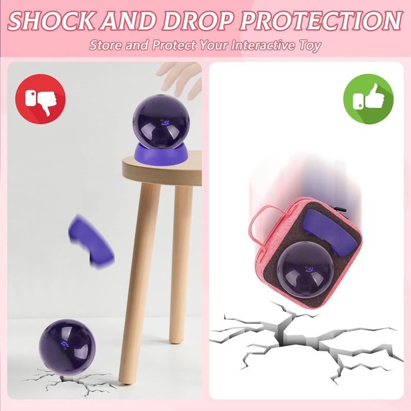 Travel Case for Bitzee Hamster Ball Interactive Toy - Shockproof