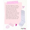 MeMoi Girls' Pointelle Cotton Blend Knee High Sock White 12