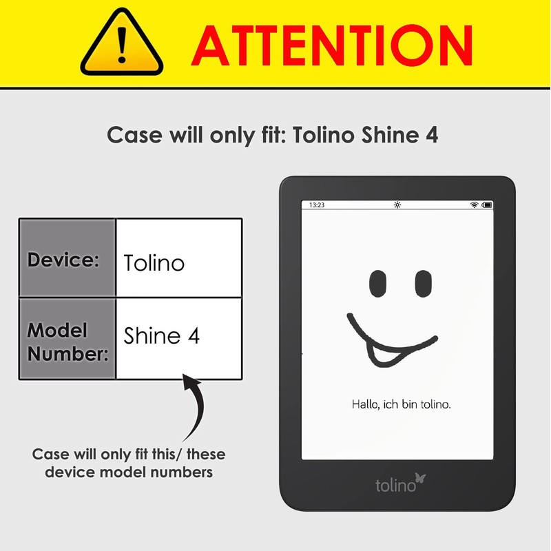 Forefront Cases Case for Tolino Shine 4th Generation - Red
