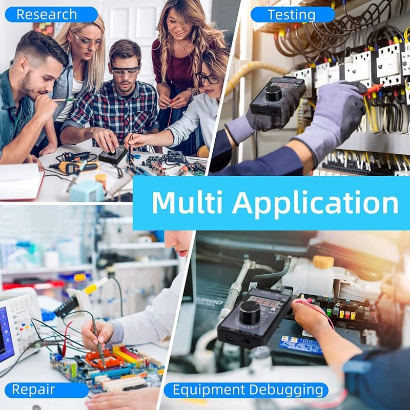 0/4-20MA DC 0-10V Signal Generator,Analog Generator with 4-Digit LCD Display,Accuracy