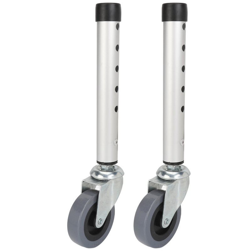 Walker Wheels Universal Rotating Adjustable Height Replacement Seniors Walker Front