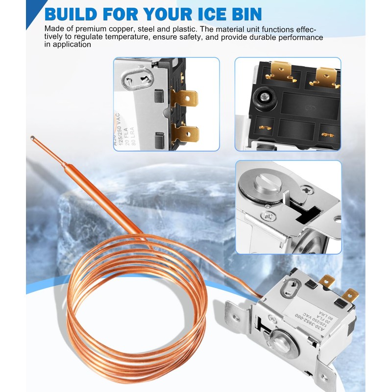 A30-3952-000 Thermostat Kit for Hoshizaki Ice Machine Bin