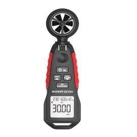 Digital Anemometer ZOYI ZT-FS1 Handheld, Wind Speed Meter Gauge, Accurately Measure Wind Velocity Temperature Speed for Sailing Hiking Golf Drone CFM with MAX/MIN/AVG, Backlight LCD, HVAC
