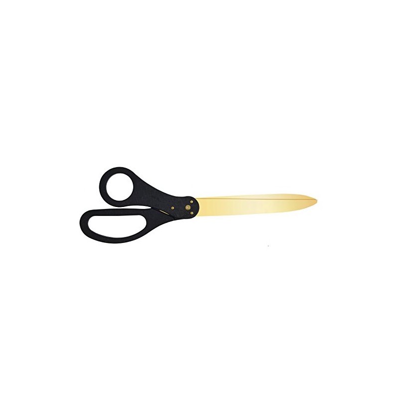30 Inch Long Gold Color Steel Blade Ribbon Cutting Scissors