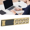 Flash Drive USB 2.0 16‑128GB Portable Metal Waterproof Memory Stick