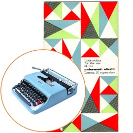 Olivetti Lettera 22 Typewriter Instruction Manual User Repro Vtg