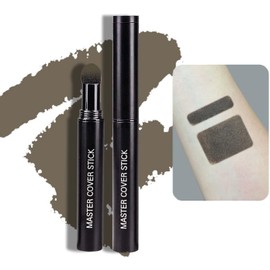 Hairline Powder Stick Cubre Raíces Instantáneamente Sombra Capilar Impermeable Corrector de Raíces Para Cabello Fino Retoque de Raíces Larga Duración Cubre Raíces Rápido (Marron oscuro)