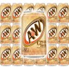 A&W Cream Soda, Made With Aged Vanilla, 12 Fl Oz