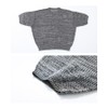 n'OrLABEL 12tn0a5 Fashionable Walker Men's Sweater, Oversized Mesh Knit, Crew