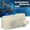 RC Car Gear Box Spare Parts Fit for 1580 Excavator