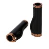 Gusti Phil A. Leather Handlebar Grip, Bicycle Grip, Black Leather