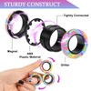 Cevioce Cevioce 9Pcs Magnetic Rings Fidget Toy Set, ADHD Anxiety