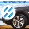 VekAuto 4 Pcs Tire Valve Stem Caps, 32x10MM Car Wheel