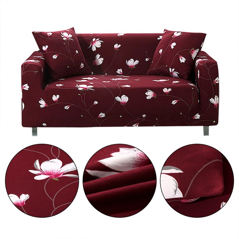 Waterproof Elastic Dustproof Slipcover Sofa Cover Cushion Protector (For Loveseat)