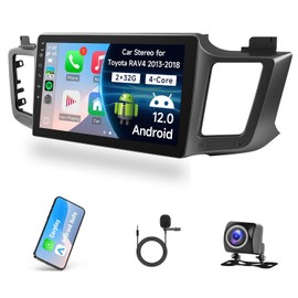 Car Radio Stereo for (JBL Version) Toyota RAV4 2013 2014 2015 2016 2017 2018, 10.1inch Screen for 2013-2018 Toyota RAV4 with Wireless Carplay Android Auto, Bluetooth GPS SWC