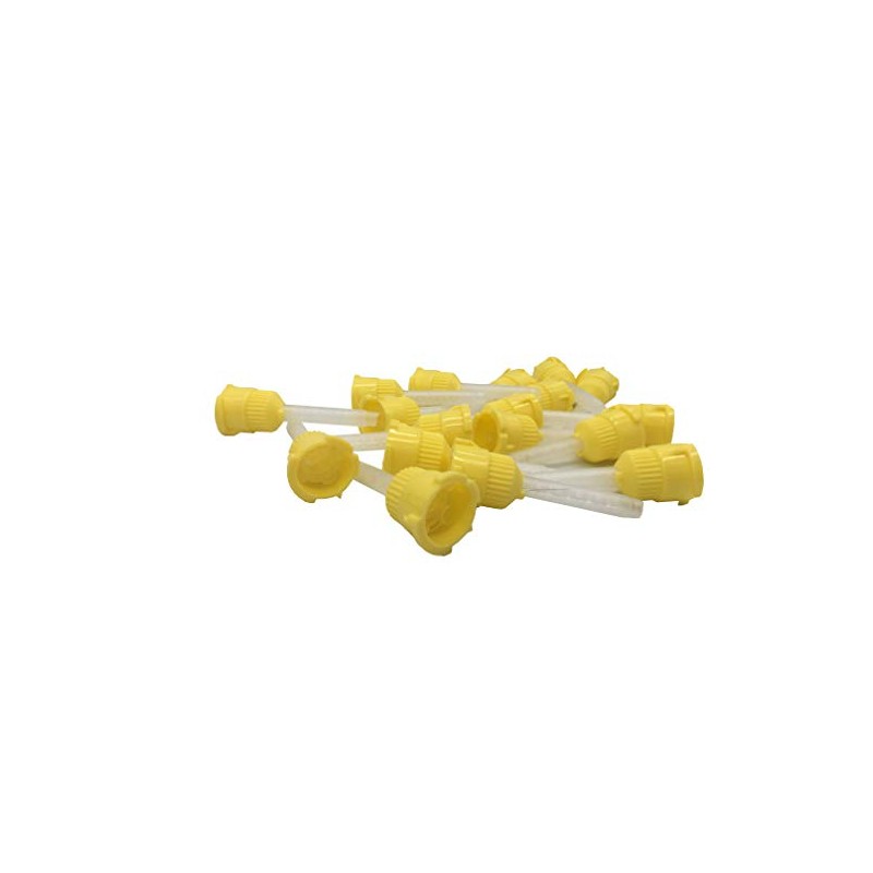 Puntas de mezcla dentales Impression (corto amarillo 5 cm) 1:1