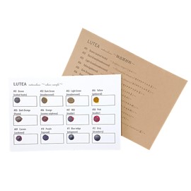 LUTEA Clear Watercolor Paint, 0.3 fl oz (9 ml) Tube (Dot Card, 12 Colors (Dot Card) ~ Trial