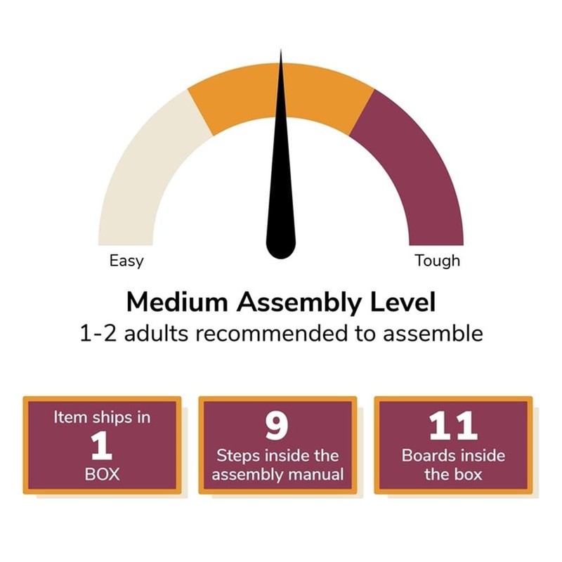 Pemberly Row 10/20 Gallon Aquarium/Terrarium Stand in Rustic