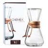 Chemex Pour-Over Glass Coffeemaker - Classic Series - 3-Cup -