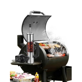 2025 Advanced Cold Smoke Generator, Tube for Pellet Smoker Upgrade, Smoker Attachment for Gas Grilling, Portable Cordless Electric, Hot or Cold Smoking: Fits Weber, Traeger, Pit Boss, East Oak ect...