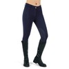 beroy Pantalones de equitación con Parches de Rodilla para niñas