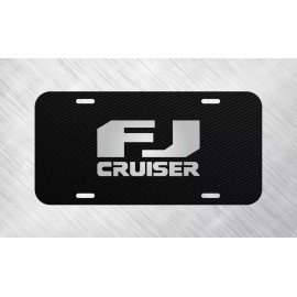 yorkrite357 Simulated Carbon Fiber FJ Cruiser License Plate Auto Car Tag FREE SHIP