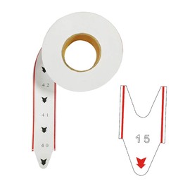 White Take A Number Tickets Queue Roll for K-T Ticket Dispenser with 5 Rolls 2 Digits Paper 20 Groups Number from 00-99