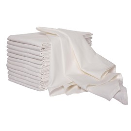 AMOUR INFINI - Toallas de cocina para saco de harina, paquete de 12 toallas de cocina de algodón orgánico, lavables, superabsorbentes, toallas de cocina, servilletas de tela, coladores de queso (28 x