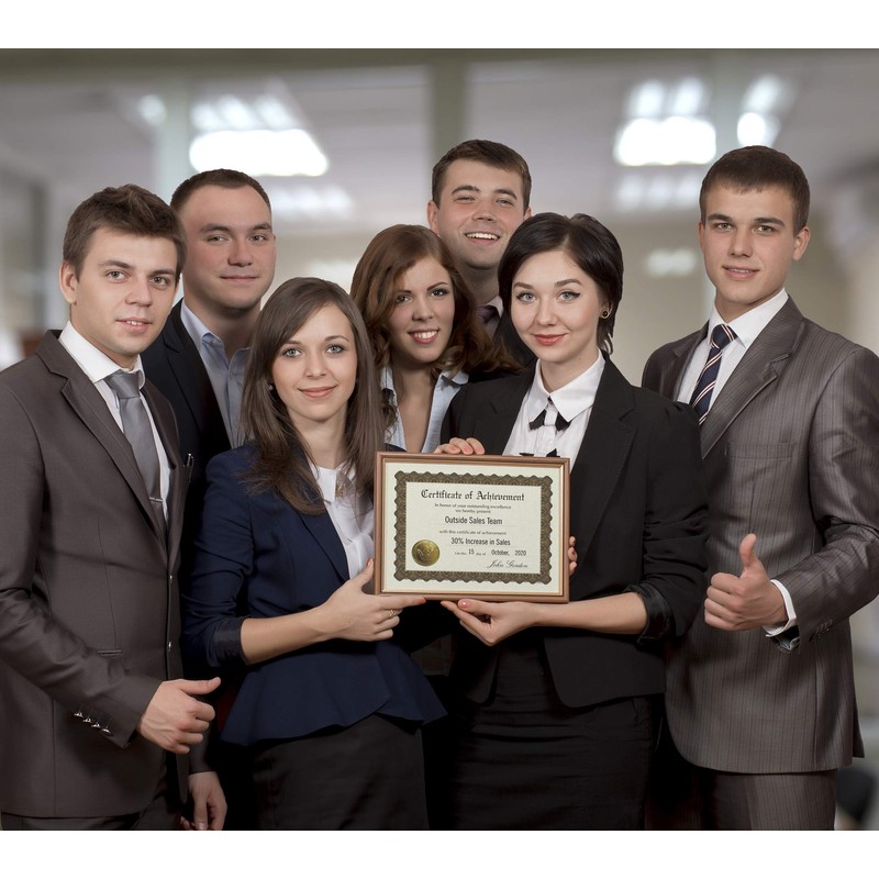 Great Papers! Certificate of Achievement, Pre-Printed, Gold Foil, Embossed, 8.5"