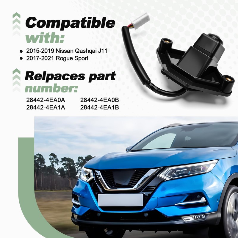 Backup Rear View Camera Compatible with 2015-2019 Nissan Qashqai J11