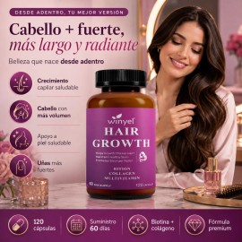 Fórmula Hair Growth Complejo Capilar 120 Caps Para Mujer