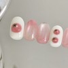 [Handmade Nail Tips] Tomato Flavor Nail Tips - Short Oval