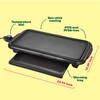 BELLA Electric Griddle with Warming Tray - Smokeless Indoor Grill,