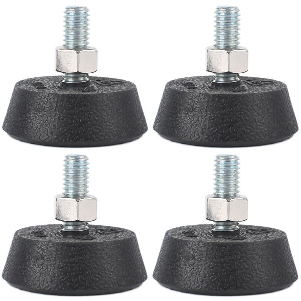 (4 Pack) for Peloton Exercise Bike, 3/8" Spin Bike Foot