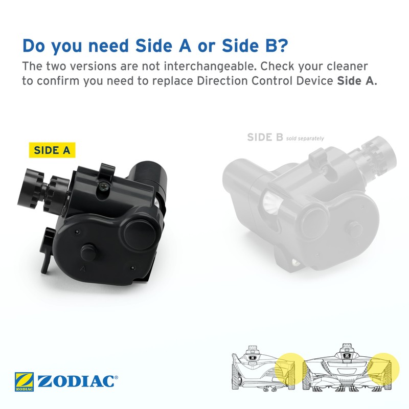 Zodiac Genuine Parts MX8 Direction Control Device Side A, R0524700