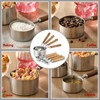 8PCS Measuring Cups, DAJLFA Stainless Steel Measuring Cups and Spoons