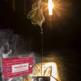 Satya Bangalore (BNG) Dragon's Fire Incense Sticks 12 boxes x 15 g (180 grams total)